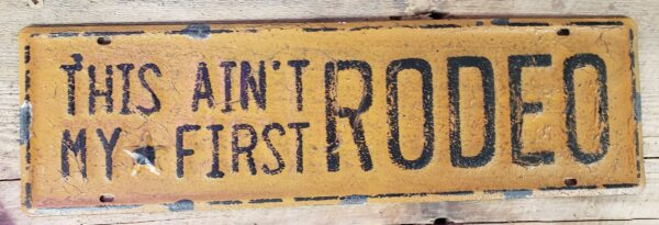 Rustic Tin Sign - Image 2